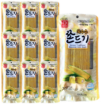 한진식품 옥수수 쫀드기 과자, 10개, 84g