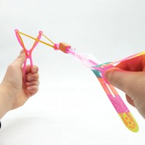 LED 새총 불빛 낙하산 슈팅 플라이, 색상랜덤