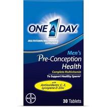 이지몰 One A Day Men 39 s Pre-Conception Health Multivitamin to support healthy 정자 비타민 C E 셀레늄 아연 및 리코, 기본