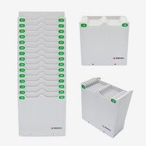 출퇴근 기록기 30인용 접이식 카드함 출퇴근카드 출퇴근카드보관함 출근체크 출퇴근카드함 출근카드꽂이