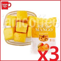 [솜]리얼 냉동 망고 다이스드 1kg X 3봉/생과일주스/냉동과일 J1Q