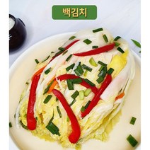 [건채담] HACCP 국내산 전라도 김치 15가지 1kg 3kg, 건채담 백김치 1kg
