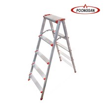 풍산 국산 가정용사다리 5단 작업용 다용도 간이계단사다리 사은품 공구가방 증정, 가정용5단 1개 공구가방