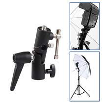 스트로보 연결 브라켓 스피곳 각도 조절 마운트 조명 방송 카메라 스트로보 장비 DSLR 촬영 우산, [선택] 본상품선택
