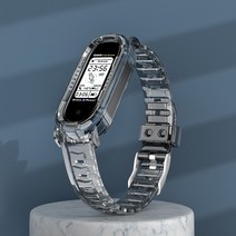 샤오미 미밴드7 스트랩 미밴드6 5 4 3 NFC 스트랩, 검은색2