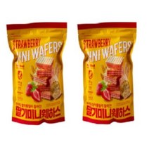 노브랜드 딸기 웨하스 300g x 2 대용량 이마트, 2개