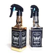 [Qwan]바버 스프레이 바버샾 분무기 미세 분사 잭다니엘ST 미용실 500ML 대용량, 실버, 1개