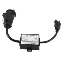 토우 볼 견인 바 로프 후크 트레일러 커넥터 라이트 컨버터 미국 4 핀 EUR 7 어댑터 스톱/브레이크 신호 분, 한개옵션0