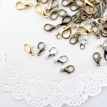 짱패브릭 (10개1세트) 랍스터 랍스타고리 컬러 사이즈, 실버니켈10mm