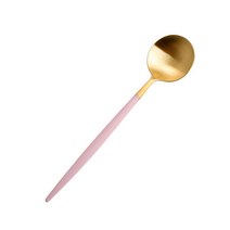 큐티폴고아 핑크골드 디저트스푼
