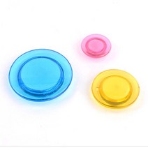 냉장고 사진 엽서 메모 컬러 동글 자석 자석보드 스마일자석 냉장고문 철판용 배달쿠폰 메모고정 예쁜자석, 1개, 반투명 소 10P (2cm)