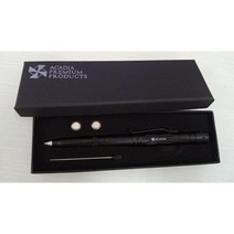 Acadia Premium Products 생존 및 자체 보호 도구용 전술 펜과 텅스텐 팁 글라스 브레이커 2017 최고의 휴대용 밀리터리 경찰 수비수 밝은 푸시 버튼 LED 플