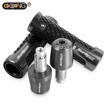 오토바이핸들용품 크로스바 핸들바혼다 실버 윙 600 CNC Hndlebar 그립 끝 무게 핸들 바 엔드 방진 사일런, 08 A-GRAY