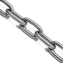 대광와이어로프 쇠사슬 사슬 스텐 체인 9mm M단위 SUS304 사슬고리, 1개