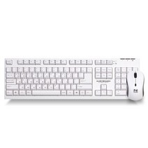 스카이디지탈 NKEYBOARD W570 무선 키보드+마우스세트, 화이트