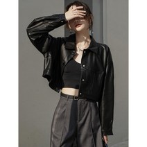 여성 스웨이드 점퍼 클리어런스 플래시 세일~오늘 반값 카운터에서 가죽 숏 재킷 20