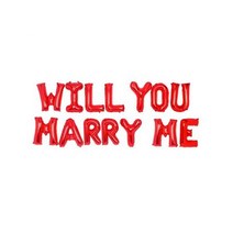 PW 메세지은박풍선세트(청혼WILLYOUMARRYME)