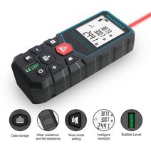 레이저레벨기 Miseyey 레이저 거리 측정기 x5x6 40m 60m 레이저측정기, 협력사, x5, 100m