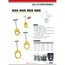 파이프절단기 동관커터기 절단 배관 유압 컷팅기 커터 강관, F. H12S (8-12 인치 폭발 방지 수동 절단기)