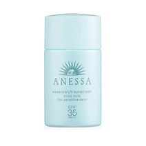 선크림 ANESSA (아네사) 아네사 에센스 UV 마일드 밀크 SPF35/PA 무향료 단 60mL, 01.20밀리리터(x1), 01.단품