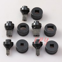 유압 펀칭 스퀘어 다이 CH-60 용 머신 강판/철판/구리 부스 바 구멍 펀처 몰드, [17] 12x12mm