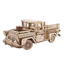 유기어스 3D 목재 퍼즐 우든시티, 3D목재 벌목차, 460p