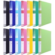 희망화일 B4 클리어화일 20매 크리어 파일 작품집 어린이집 유치원 사무용, 1개, 검정