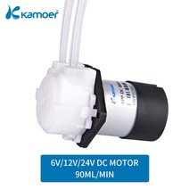1마력모터 수중펌프 양수기Kamoer-미니 KPP 워터 펌프 6V/12V/24V DC 모터 연동 도징 실리콘 튜브 포함, 01 6V Straight_07 S10