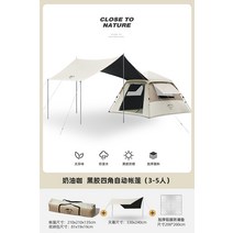 Suying 캐노피 텐트 야외 접이식 휴대용 밤새 캠핑 방수 두꺼운 비닐 캠핑 장비 세트, 20. 두꺼워진 비닐크림 텐트 캐노피, 두꺼워진 대형