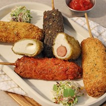 튀겨나온 어묵핫도그 100g*5개/5가지맛/건강한 영양간식, 어묵핫도그 100g x10개입