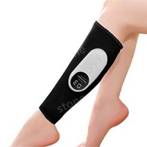 무선 종아리 마사지기 다리마사지기 가정용 전기 공기압 발마사지 기계, 블랙 1개