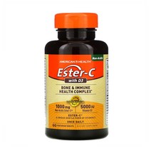 아메리칸헬스 에스터C 비타민C 1000mg 비타민D함유 60정, 1개