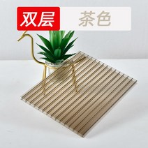 농막 지붕 복층 폴리카보네이트 투명 렉산 패널 골판, 갈색 10mm 두께 크기 2.1x6m
