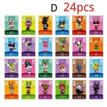 게임 애니멀 크로싱 뉴 호리즌 아미보 카드 발샤 마샬 메이플 NS 스위치 3DS 게임 세트 미니 NFC 카, 16 mini 24pcs cards