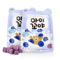 아이꼬야 불가리스 요거트볼 베리 유산균 과자 2개 어린이집 간식