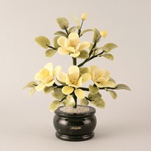 승진 영전 취임 축하 감사 이사 집들이 선물 / 아토제이드 옥꽃 로즈 4송이 [택배 상품], 그린
