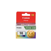 캐논 정품잉크 CL98컬러 E500 E600 E610, 1개, 정품_CL98컬러