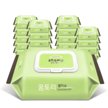 꿈토리물티슈 아기 물티슈 뉴 가득찬 챔프 캡형엠보싱 55gsm 100매 10팩+10팩, 꿈토리 아기 물티슈 뉴 가득찬 챔프 캡형 엠보싱
