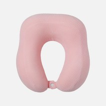 우드피카 편안한 목쿠션 베개 4컬러, 핑크