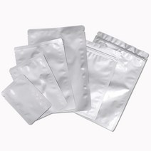홍진포장 두꺼운 알루미늄 은박 포장봉투 대량 1박스 (지퍼선택) 사이즈 10종, 지퍼형 32x40cm - 700장(장당311원)