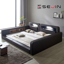 세진침대 루키 가드 패밀리침대+7존40매트리스Q+Q, 모카그레이