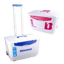 바낙스 아이스박스 CO2206 23L 캐리어형 쿨러 낚시 캠핑 레저 용품, 블랙