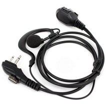 CHAOX (에서 선박 us) HYT Hytera TC 500 518 580 446S 600 610 620 헤드셋 마이크, Black