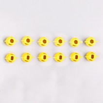 농업용 방재 드론 12 pcs licheng 스프레이 노즐 방제 농약 헬기 입제 살포기, 1035 라운드 캡 브라운