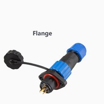SP13 항공 플러그 방수 커넥터 IP68 암 소켓 1/2/3/4/5/6/7/9 핀 패널 마운트 도킹 백너트 플랜지, 02 Flange_01 1 마력, 02 Flange