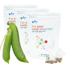 청수생약 국산 작두콩 티백 작두콩차 작두콩깍지 차, 25g, 3개