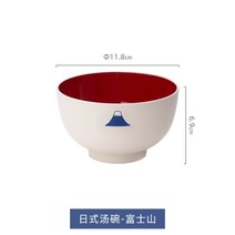 일본밥그릇 일본국그릇, 일본식 국그릇 - 후지산