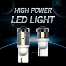 T10타입 12V 24V 하이파워 LED 번데기 전구 순정 차량, 핑크 6발