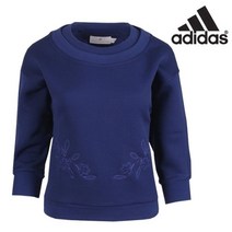 아디다스 여성 STU SWEATSHIRT 스텔라매카트니 스튜디오 7부 스웨트셔츠/맨투맨티셔츠/매장판 - AI8783