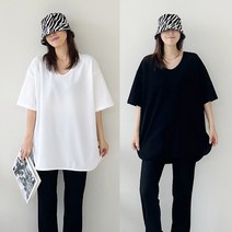 애플망고옷장 2개세트 오버핏 반팔 기본 폴링유넥 무지롱티 레이어드 박스티셔츠